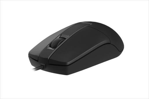 MOUSE WIRED USB A4TECH OP-330S Silent, Black