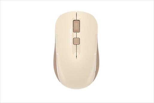 MOUSE WIRELESS USB A4TECH FSTYLER FB26CS Air2 Silent, w/Bluetooth (3 device), Cafe Latte