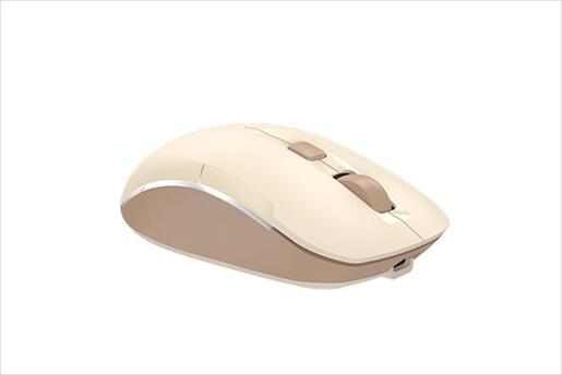 MOUSE WIRELESS USB A4TECH FSTYLER FB26CS Air2 Silent, w/Bluetooth (3 device), Cafe Latte