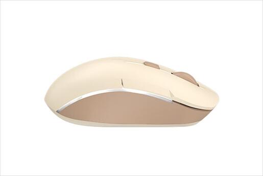 MOUSE WIRELESS USB A4TECH FSTYLER FB26CS Air2 Silent, w/Bluetooth (3 device), Cafe Latte