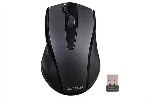 MOUSE WIRELESS USB A4TECH G9-500FS Silent, Black