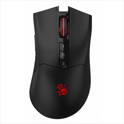 MOUSE WIRELESS USB A4TECH Bloody Gaming R90 PLUS Stone Black, 2.4Ghz 5000CPI, w/Wireless Extension Dock