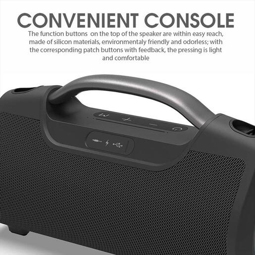 SPEAKERS BLUETOOTH SONICGEAR STUDIOBEATS HD PORTABLE SPEAKER 60W (up to 12 hours) w/microphone, 7200mAh powerbank, lightning efect