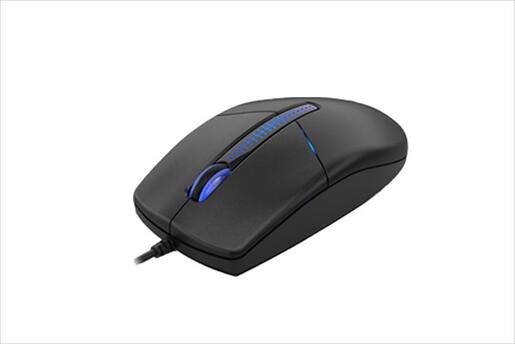MOUSE WIRED USB A4TECH N-530S Silent, LED Illumination, Black