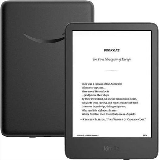 TABLET AMAZON KINDLE 2024 6" 16GB 11th Gen, Black, B09SWS16W6