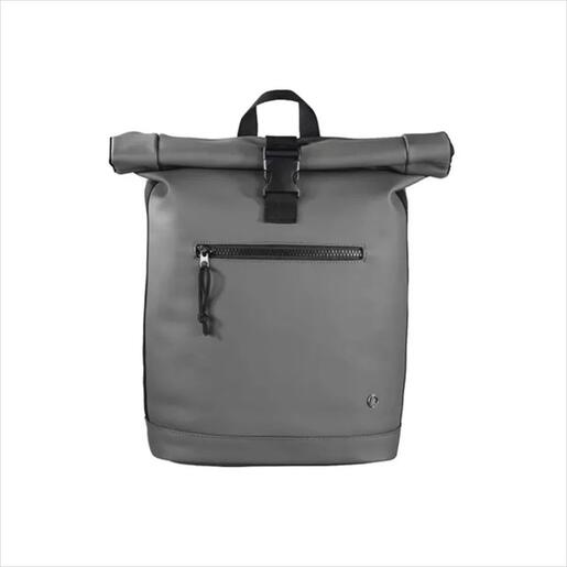 BAG HAMA "Merida" Roll-Top BACKPACK GRAY 40cm (15,6" LAPTOP), 216493