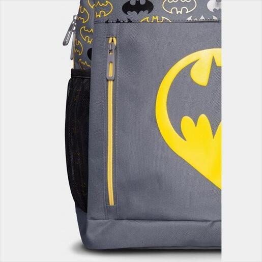 BAG NB DIFUZED WARNER-BATMAN BASIC PLUS BACKPACK, Gray, BP426438BTM