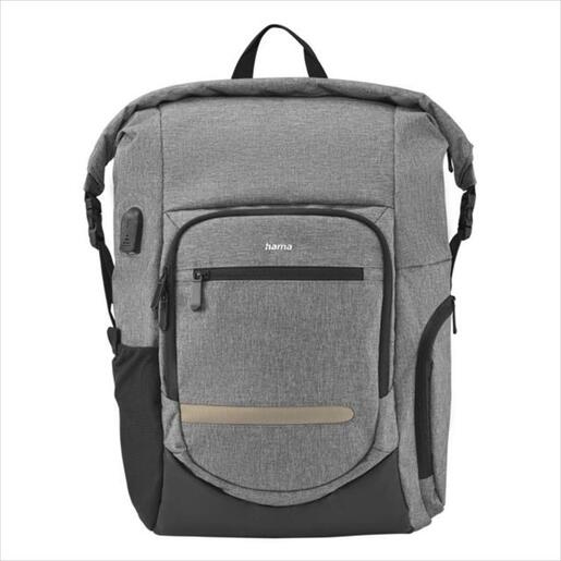 BAG HAMA "Terra" BACKPACK GRAY capacity 21L (15,6" LAPTOP), 217239