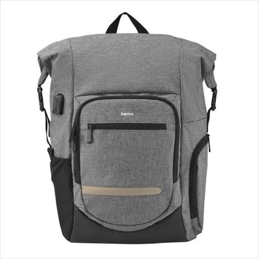 BAG HAMA "Terra" BACKPACK GRAY capacity 21L (15,6" LAPTOP), 217239