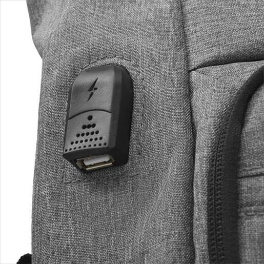 BAG HAMA "Terra" BACKPACK GRAY capacity 21L (15,6" LAPTOP), 217239