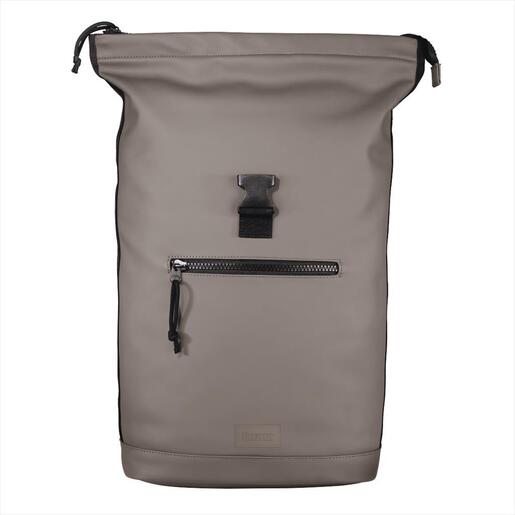 BAG HAMA "Merida" Roll-Top BACKPACK TAUPE 40cm (15,6" LAPTOP), 216494
