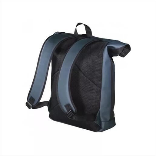 BAG HAMA "Merida" Roll-Top BACKPACK DARK BLUE 40cm (15,6" LAPTOP), 216495