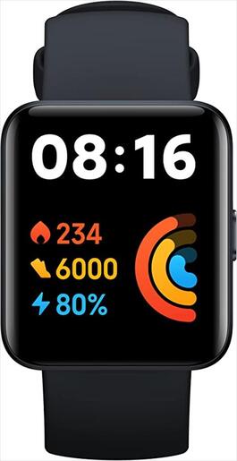 SMARTWATCH XIAOMI REDMI WATCH 2 LITE GL 1.6" AMOLED display (117 sports modes)  BLACK, BHR5436GL