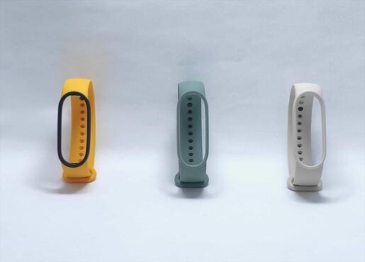 SMARTWATCH XIAOMI MI BAND 6 STRAP (3 PACK- ivory, olive, yellow), BHR5135GL