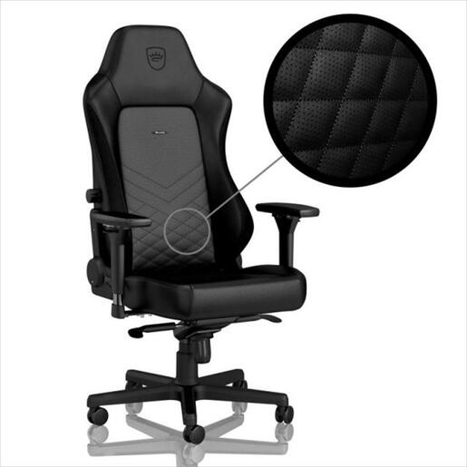 GAMING CHAIR NOBLECHAIRS HERO, BLACK NBL-HRO-PU-BLA