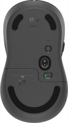 MOUSE WIRELESS USB LOGITECH M650 L (for large-sized hands) Graphite Silent Logi Bolt w/Bluetooth, 910-006236