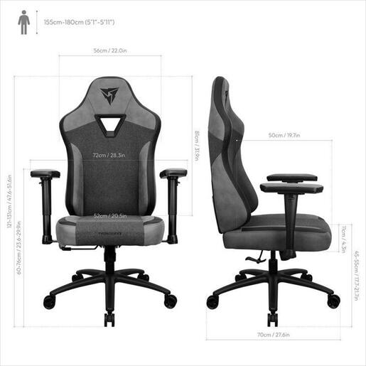 GAMING CHAIR ThunderX3 EAZE LOFT BLACK