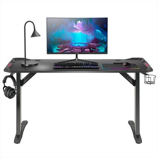GAMING DESK NITRO CONCEPTS NEMESIS PRO LED, BLACK, 3738272