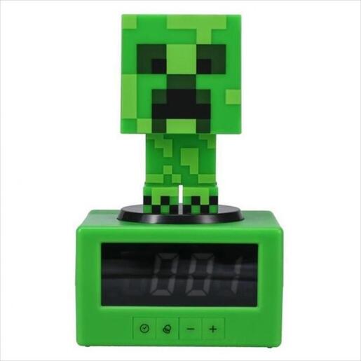 CLOCK PALADONE MINECRAFT - Creeper Icon Alarm , PP11369MCFV3
