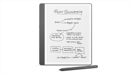 TABLET AMAZON KINDLE SCRIBE 2024 10,2" 64GB, Dark Gray (Tungsten), w/Premium Pen and Digital Notebook