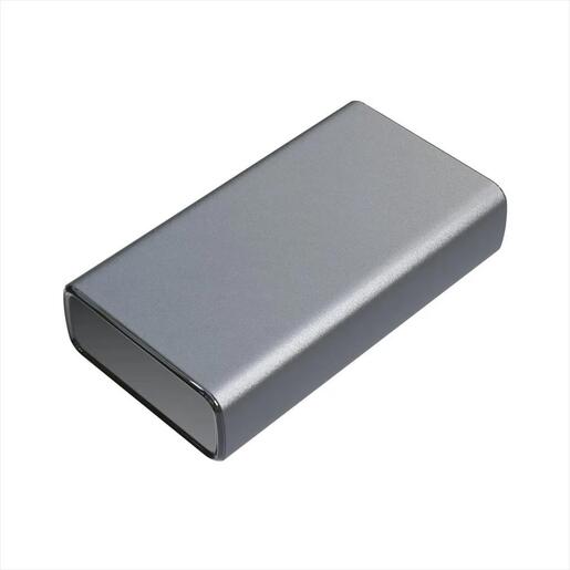 POWER BANK EXTRALINK EPB-126 20000mAh (45W Fast charge)  w/digital display, input (USB-C) /output(USB-A), Silver