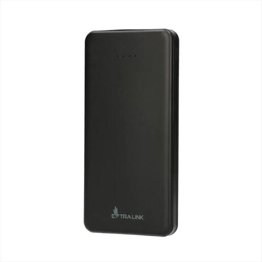 POWER BANK EXTRALINK EPB-078B 10000mAh Dual input (Micro-USB, USB-C) /output( 2x USB-A), Black