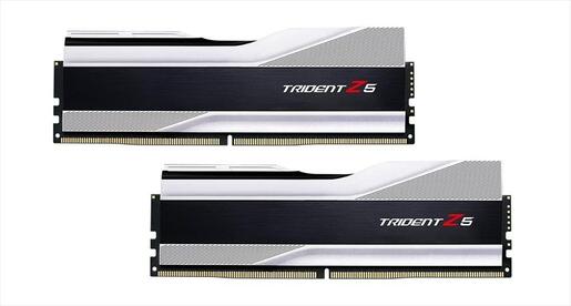 RAM DDR5 32GB(2x16GB) 6000MHz CL36 G.SKILL Trident Z5 Intel XMP metalic silver F5-6000J3636F16GX2-TZ5S