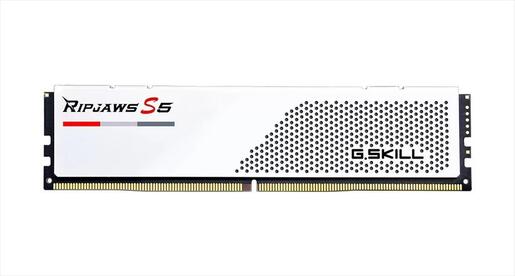 RAM DDR5 64GB(2x32GB) 6000MHz CL30 G.SKILL Ripjaws S5 Intel XMP White F5-6000J3040G32GX2-RS5W