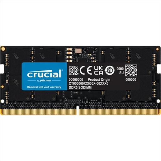 RAM SO DIMM DDR5 16GB 4800MHz CL40 CRUCIAL, CT16G48C40S5