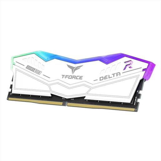 RAM DDR5 32GB(2x16GB) 6400MHz CL40 TEAM GROUP T-FORCE DELTA RGB White FF4D532G6400HC40BDC01