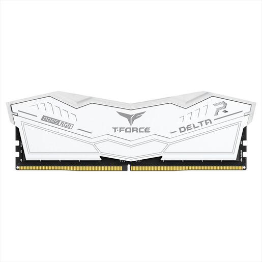 RAM DDR5 32GB(2x16GB) 6400MHz CL40 TEAM GROUP T-FORCE DELTA RGB White FF4D532G6400HC40BDC01
