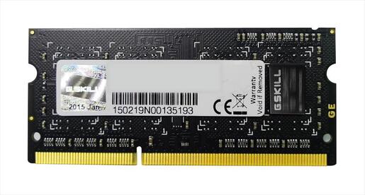 RAM SO DIMM DDR3 4GB 1333MHz G.SKILL F3-10666CL9S-4GBSQ 1,5v