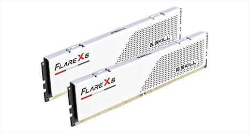 RAM DDR5 64GB(2x32GB) 6000MHz CL36 G.SKILL Flare X5 Intel XMP/AMD EXPO White F5-6000J3636F32GX2-FX5W