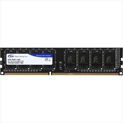 RAM DDR3 8GB 1600MHz CL11 TEAM GROUP ELITE, TED38G1600C1101