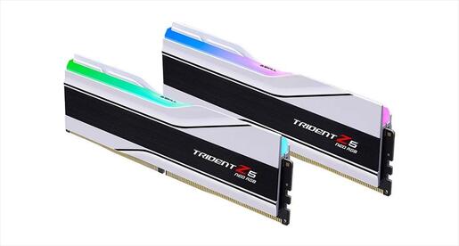RAM DDR5 32GB(2x16GB) 6400MHz CL32 G.SKILL Trident Z5 NEO RGB AMD EXPO matte white F5-6400J3239G16GX2-TZ5NRW