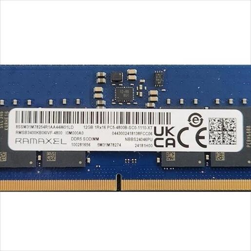 RAM SO DIMM DDR5 12GB 4800MHz RAMAXEL RMSB3400KB06IVF-4800