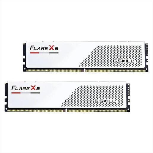 RAM DDR5 32GB(2x16GB) 6400MHz CL32 G.SKILL Flare X5 AMD EXPO matte white F5-6400J3240G16GX2-FX5W