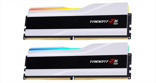 RAM DDR5 32GB(2x16GB) 6000MHz CL36 G.SKILL Trident Z5 RGB White F5-6000J3636F16GX2-TZ5RW