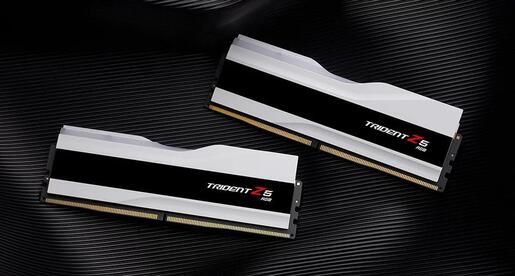 RAM DDR5 32GB(2x16GB) 6000MHz CL36 G.SKILL Trident Z5 RGB White F5-6000J3636F16GX2-TZ5RW