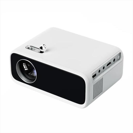PROJECTOR WANBO MINI PRO, Android 9.0, 250Ansi 1500:1 HD (1280x720), 4:3, 16:9, HDMI, USB 2.0, AUX, WIFI, 1GB RAM, 8GB Storage,w/speakers, White