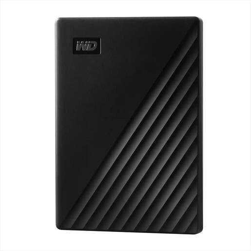 EXTERNAL HDD 2,5" 1TB WD MyPassport USB 3.2 Gen 1, BLACK,  WDBYVG0010BBK-WESN