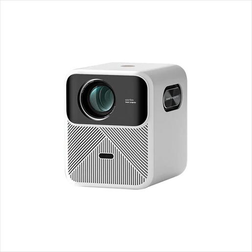 PROJECTOR WANBO MOZART 1  Android 9.0, 900Ansi, 3000:1 FHD (1920x1080),  HDMI, 2xUSB 2.0, AUX, WIFI 6, BT 5.0, 2GB RAM,32GB Storage, w/speakers, White