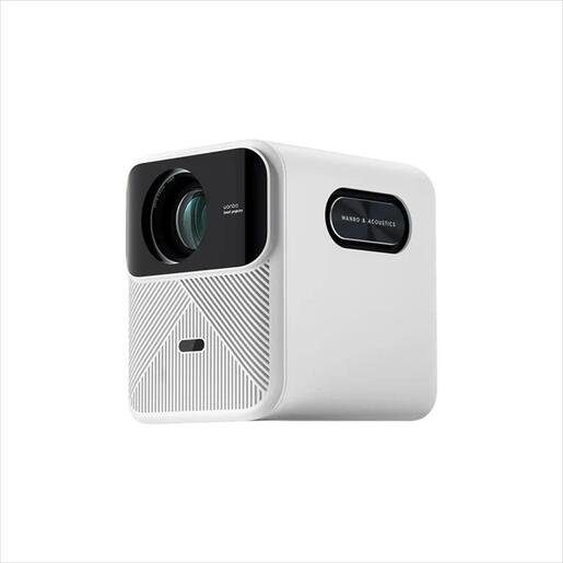 PROJECTOR WANBO MOZART 1  Android 9.0, 900Ansi, 3000:1 FHD (1920x1080),  HDMI, 2xUSB 2.0, AUX, WIFI 6, BT 5.0, 2GB RAM,32GB Storage, w/speakers, White