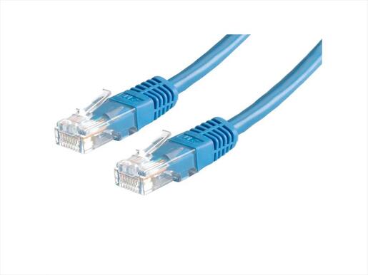 CABLES NET PATCH UTP CAT6 0.5m blue Secomp, 21.99.1524-250