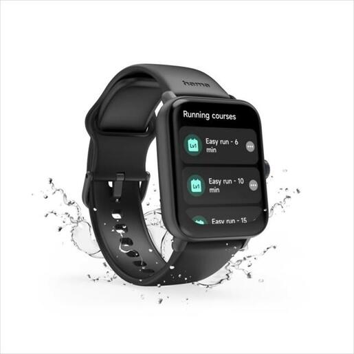SMARTWATCH HAMA 6010 WATCH 1.65" TFT display, Phone Function, Black 178619