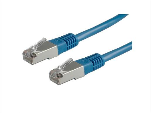CABLES NET PATCH S/FTP CAT6 0.5m blue (PiMF) Secomp, 21.99.1324-250