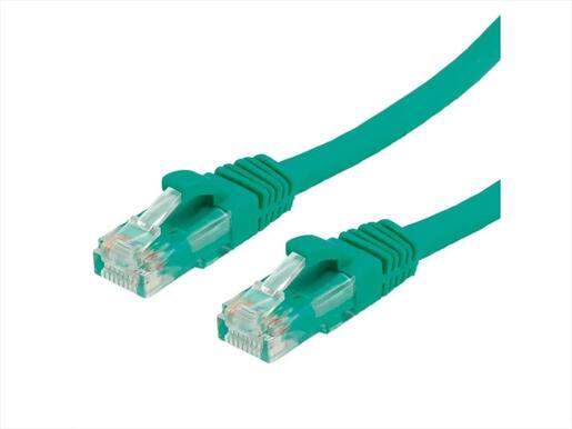 CABLES NET PATCH UTP CAT6A (500 MHz / Class EA) 0.3m green Secomp, 21.99.1444-100
