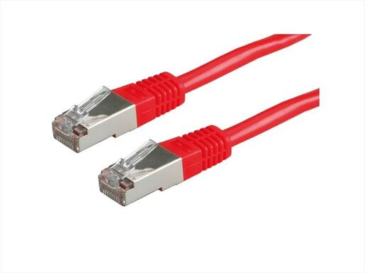 CABLES NET PATCH S/FTP CAT6 0.5m red (PiMF) Secomp, 21.99.1321-250