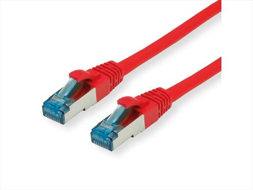 CABLES NET PATCH S/FTP CAT6A 0.3m red (PiMF) Secomp, 21.99.1924-100