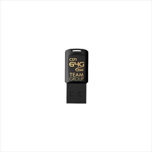 USB Flash Drive 2.0 64GB TEAM GROUP C171, BLACK TC17164GB01